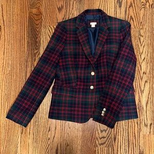 JCrew Plaid Blazer size 2